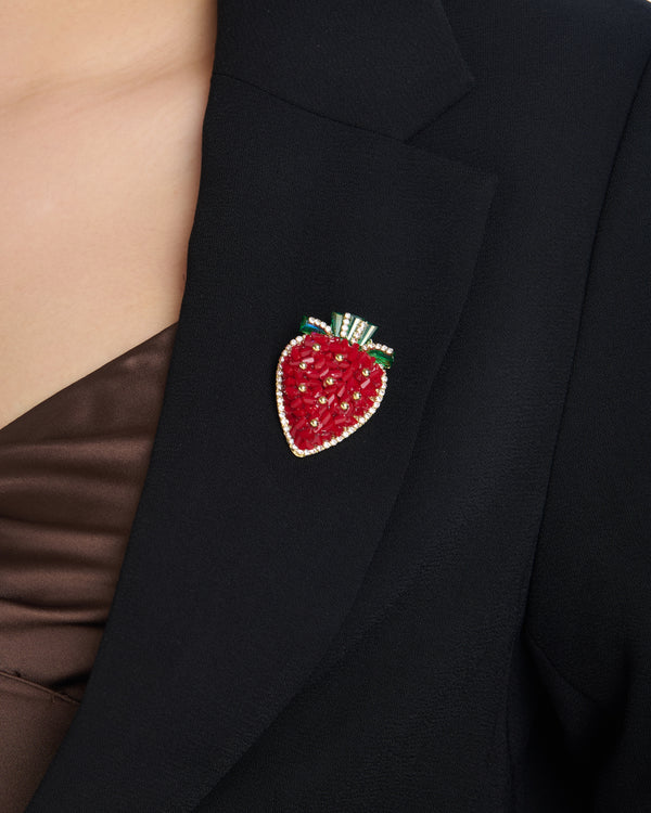Strawberry Brooch Pin