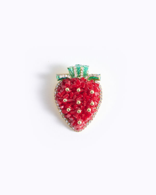Strawberry Brooch Pin